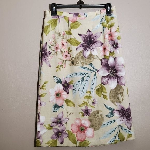Alfred Dunner Dresses & Skirts - Alfred Dunner - Floral Midi Skirt NWOT - Size 8